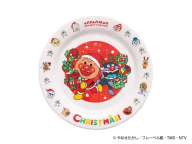 クリスマスプレート　価格：1,980円　店舗：アンパンマンテラス神戸