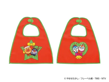 クリスマスマント(カーニバルゲーム景品)　価格：各1,500円　店舗：アンパンマンカーニバル王国