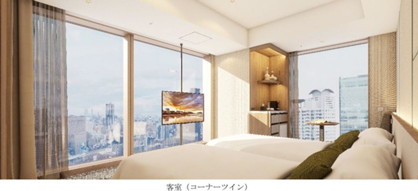 “都会でひとつ上の安らぎごこち”をご提供
「ホテル阪急グランレスパイア大阪」
2025年3月21日（金）に開業
本年10月21日（月）10時より宿泊予約受付を開始