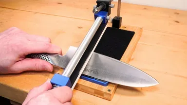 研ぎ時間は最短5分!曲線の刃が砥げる新しい包丁砥ぎ器 EDGBLACK Knife 研ぎ時間は最短5分!曲線の刃が砥げる新しい包丁砥ぎ器 EDGBLACK Knife