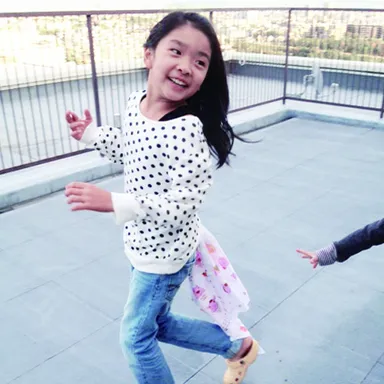 布を使った遊び風景2