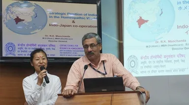 CCRH訪問時のマンチャンダ長官