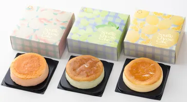箱入り3種スフレチーズケーキ
