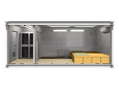 本設置コンテナ内観2