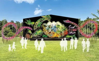 フラワーアートイメージ図