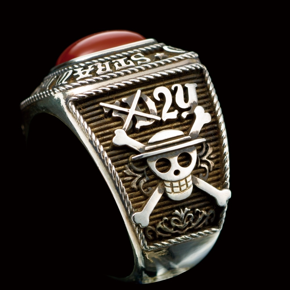 ONE PIECE カレッジリング アニメ「ワンピース」本格的カレッジリング 限定受注制作にて本日より