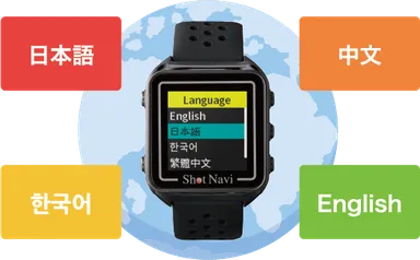 英語、中国語、韓国語対応