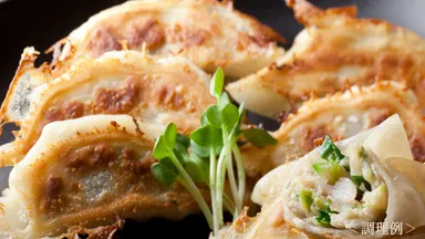 焼ギョーザ＜調理例＞