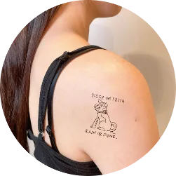 ボディペイント　肩