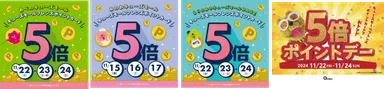ポイント5倍キャンペーン