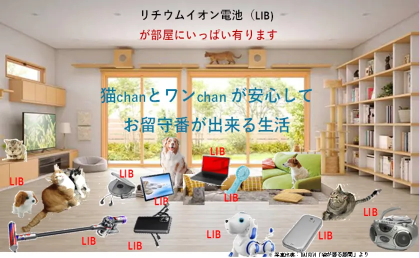燃えない電池の普及で安全で安心、そして持続可能な生活が出来る社会を実現します!