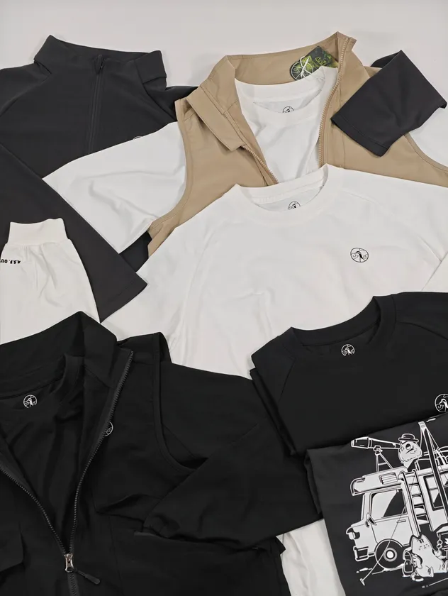 「A.S.F.OUTDOOR」からアパレル商品が初展開!