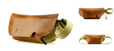 MESSENGER BAG CAMEL / XS SIZE