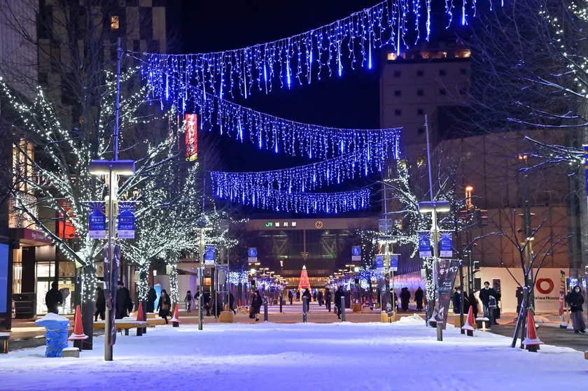 買物公園 アイスフォールイルミネーション(1)
