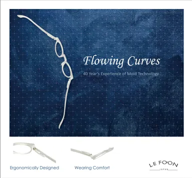 柔軟に広がるスプリングヒンジ