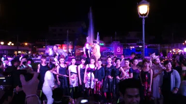 現地の方とモデル撮影会