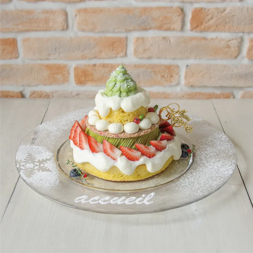 クリスマスパンケーキ~silver snow~