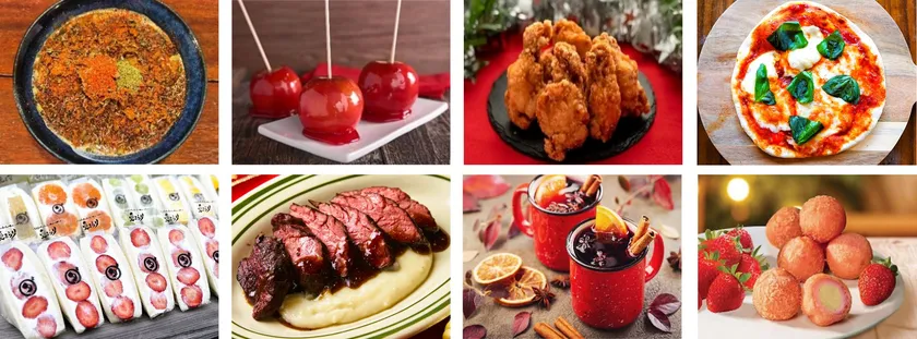 お食事からスイーツまで!バラエティ豊かなメニューが100種類以上