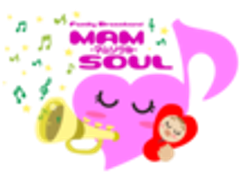 ファミリーブラスバンド　マムソウルのロゴ