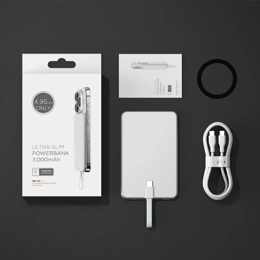 薄さ4.95mmのモバイルバッテリー 「スゴいモバイルバッテリー 薄さ4.95mmのモバイルバッテリー 「スゴいモバイルバッテリー
