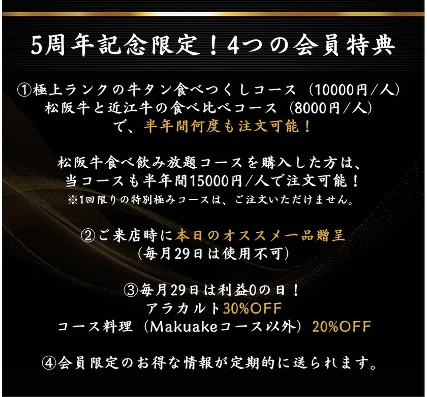 ※会員特典について