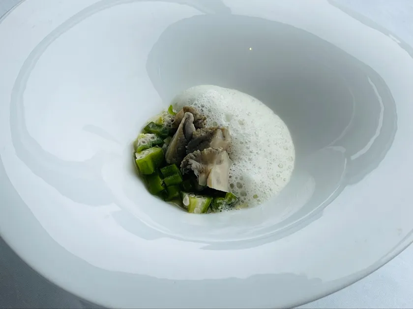 「いすみ産鮑の冷製タルトラ~千葉の食材とその循環~」及川健一さん(XEX東京 Salvatore Cuomo Bros.)