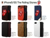 Rolling Stonesロゴ入り iPhone 5／5s用レザーケース