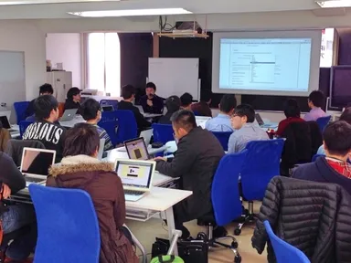 スマホアプリ就職・転職コースの講座風景