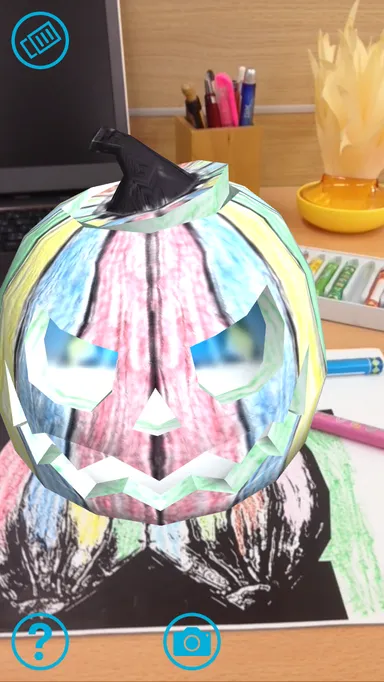 サンプルコンテンツ「かぼちゃ展開図」