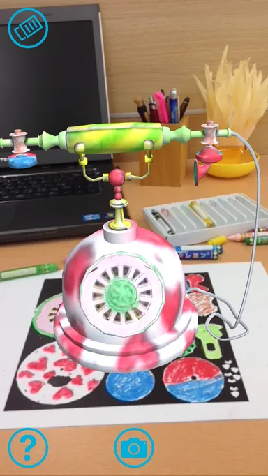 サンプルコンテンツ「電話展開図」