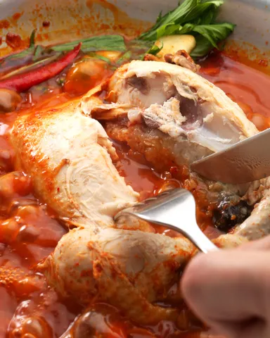 赤のコラーゲンお鍋 ～薬膳チゲベース～イメージ