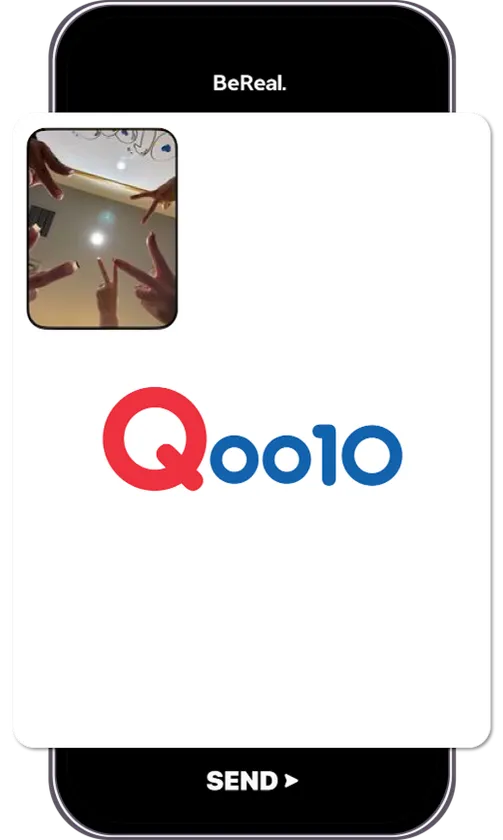 Qoo10がBeReal.に オンラインマーケットプレイス業界として国内