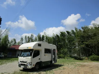 災害発生時被災地の関係者に提供するレンタルキャンピングカー