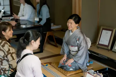 瞑想体験の様子