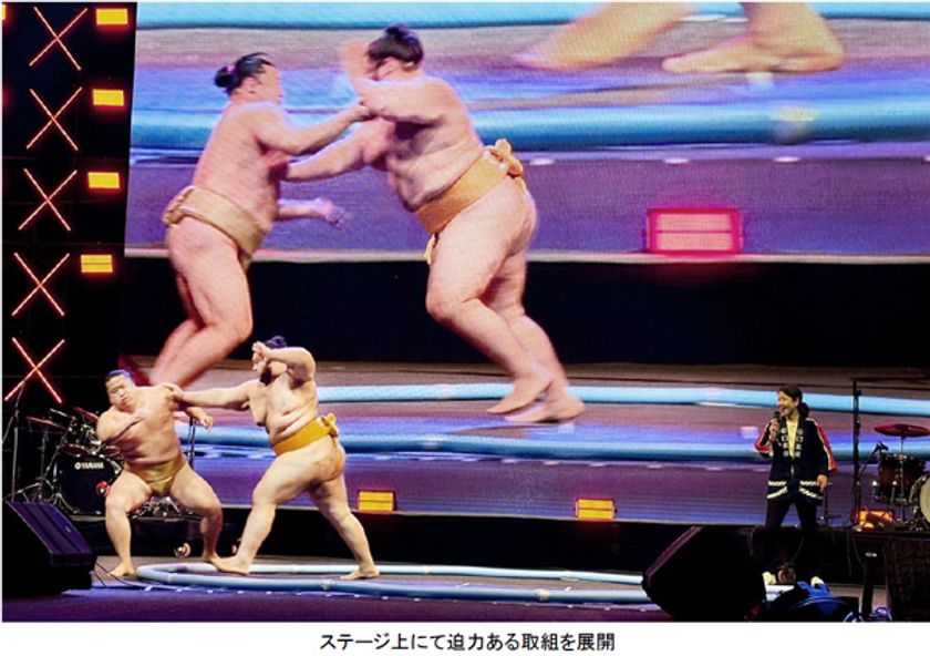 インバウンド向け相撲エンタテインメントショーホール
THE SUMO HALL日楽座OSAKA
初の海外公演を実施！インドで大成功！