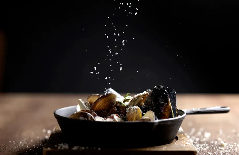 チーズかけ放題 選べる貝蒸しプラッター