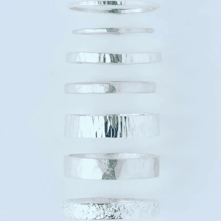 銀のつちめ模様リング講座 by 佐藤装身具