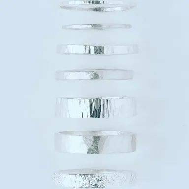 銀のつちめ模様リング講座 by 佐藤装身具