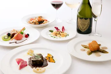 ドン・ペリニヨン＆10周年記念ディナーコース