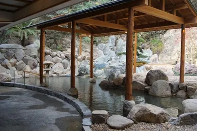 古道の湯　露天風呂3