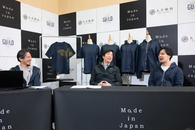 会社設立の経緯などを語る3名