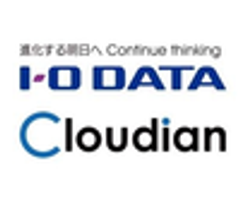 株式会社アイ・オー・データ機器、クラウディアン株式会社のロゴ