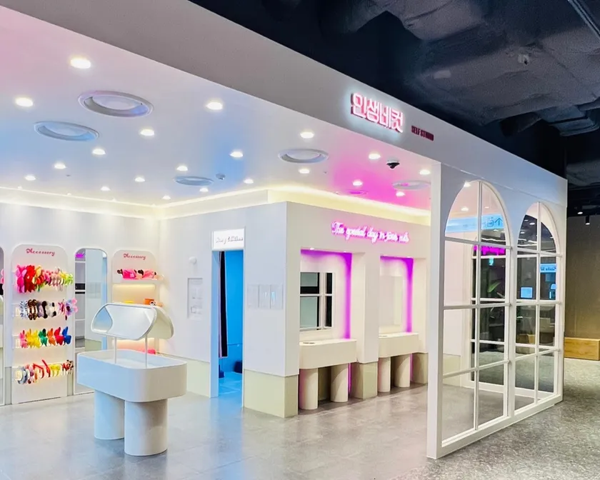 韓国の店舗様子