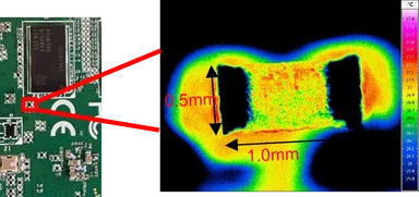 チップ抵抗　※1.3μm顕微鏡レンズ使用