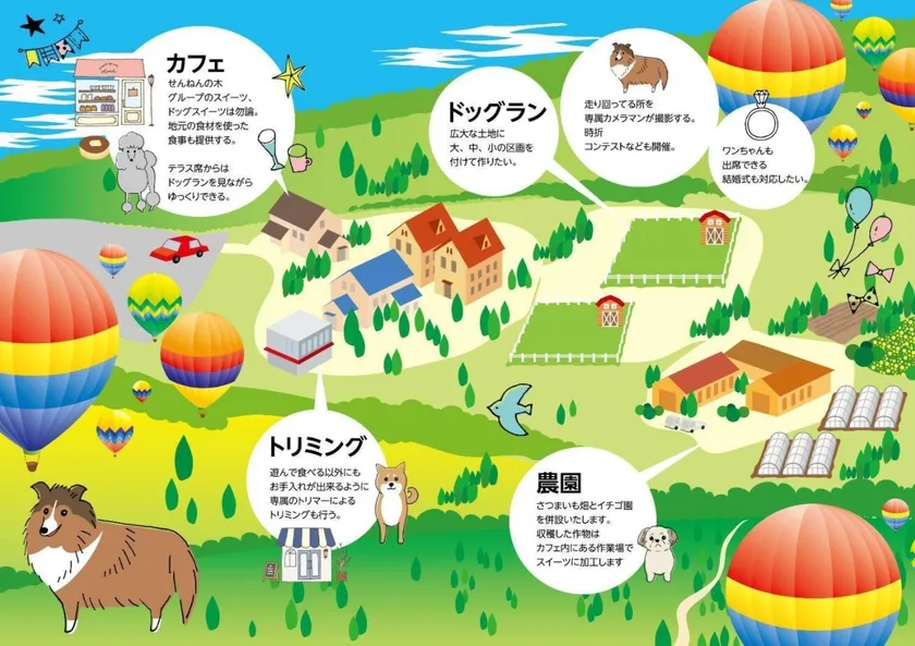 マメノキドッグパーク MAP