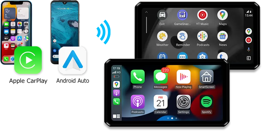 ワイヤレスAppleCarPlay/AndroidAuto