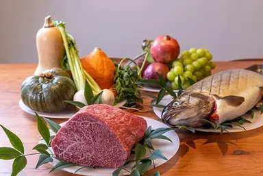 「富士河口湖花火プレミアムディナーボックス」食材イメージ