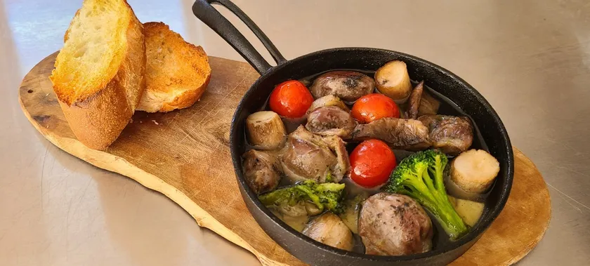 砂肝のアヒージョに!