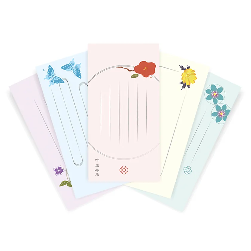 つづら文(叶 匠壽庵オリジナル一筆箋) 1セット(5枚綴り) イメージ