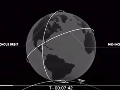スペースX社配信映像-4(写真提供元：株式会社SPACE NTK)